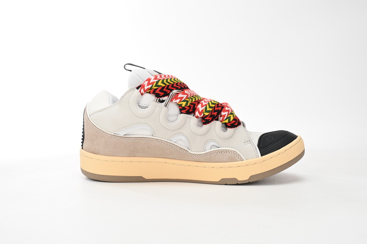 Lanvin Leather Curb White Ivory FM-SKRK11-DRAG-A2000