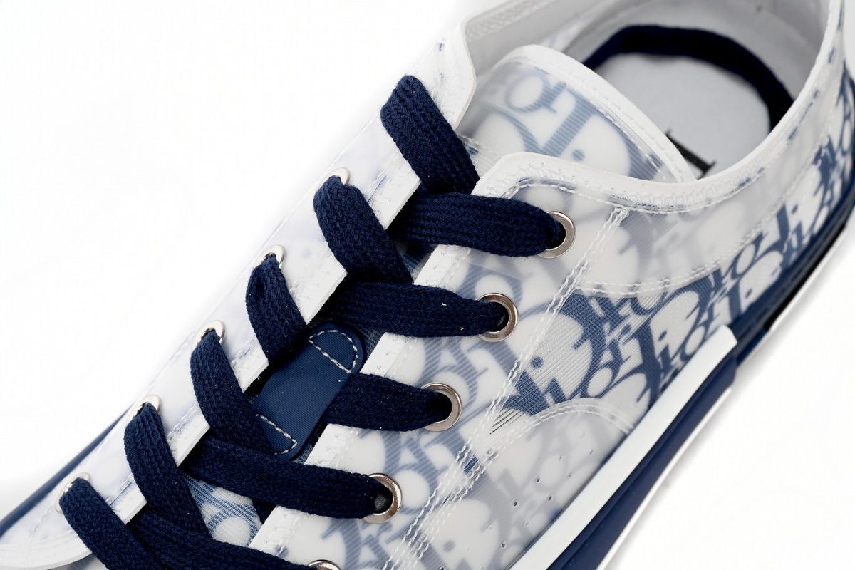 Dior B23 HT Oblique Transparency LOW T00962H565 White Blue