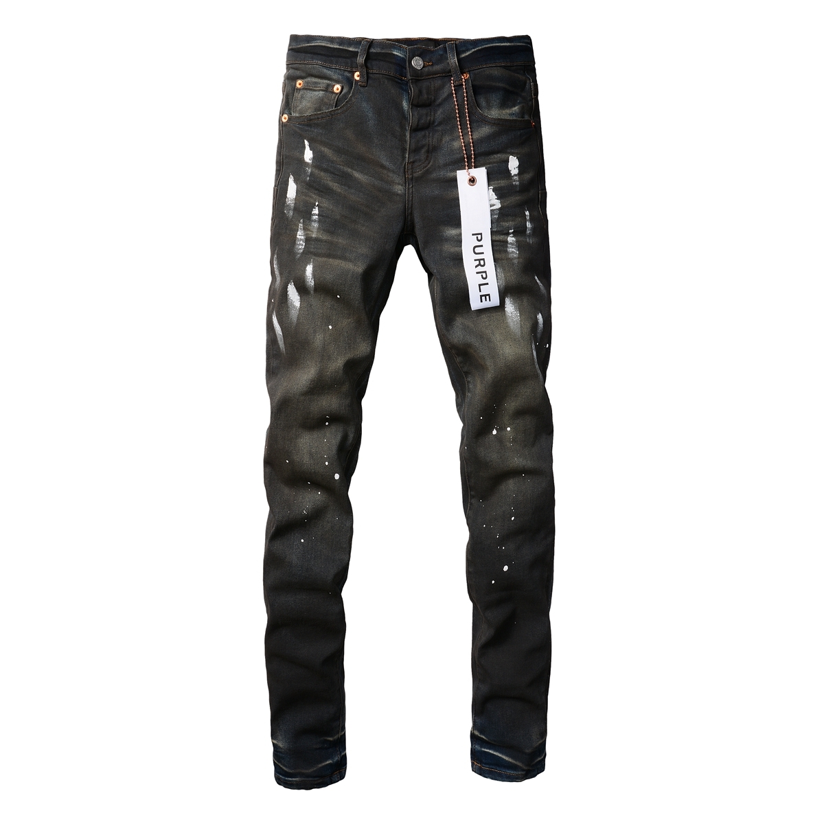 Purple Jeans Dark Black 017