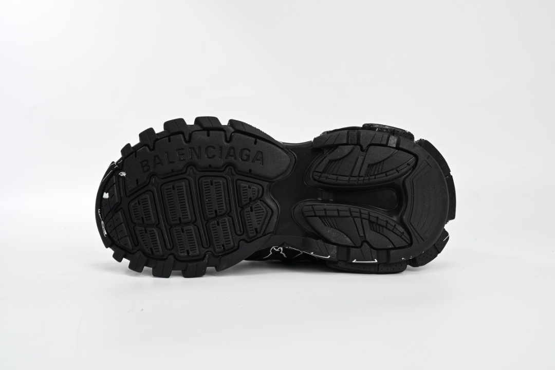 Balenciaga Track Black Black And White Painting 542023 W3SR2 2315