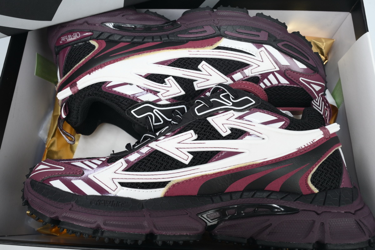 OFF-WHITE Be Right Back Black Purple Red