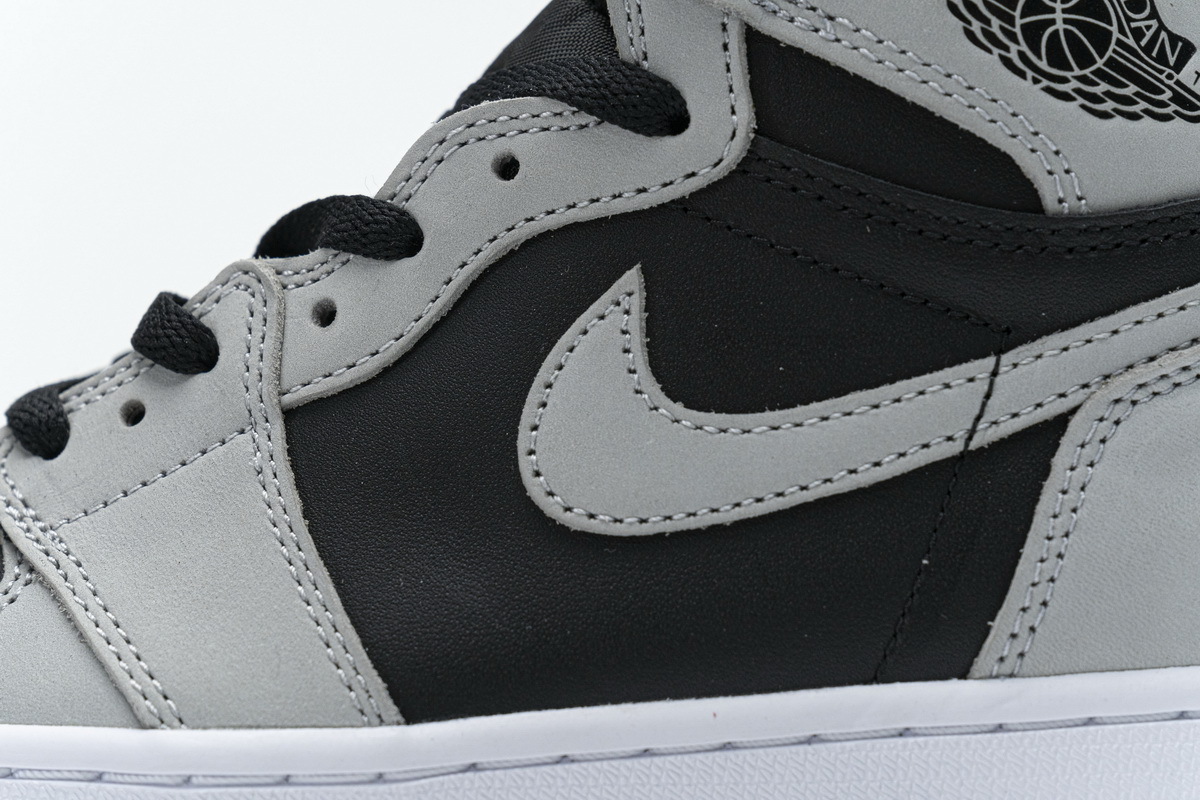 Air Jordan 1 Shadow 2.0 Black Light Smoke Grey 555088-035