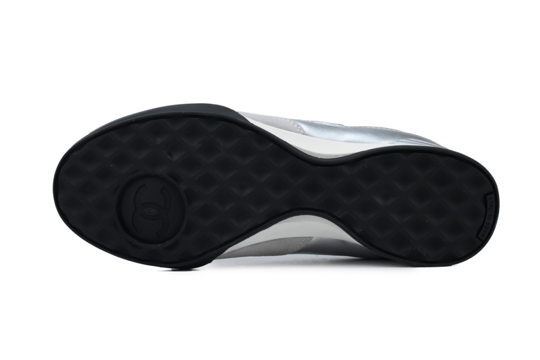 Chanel Sneakers 24A Silvery