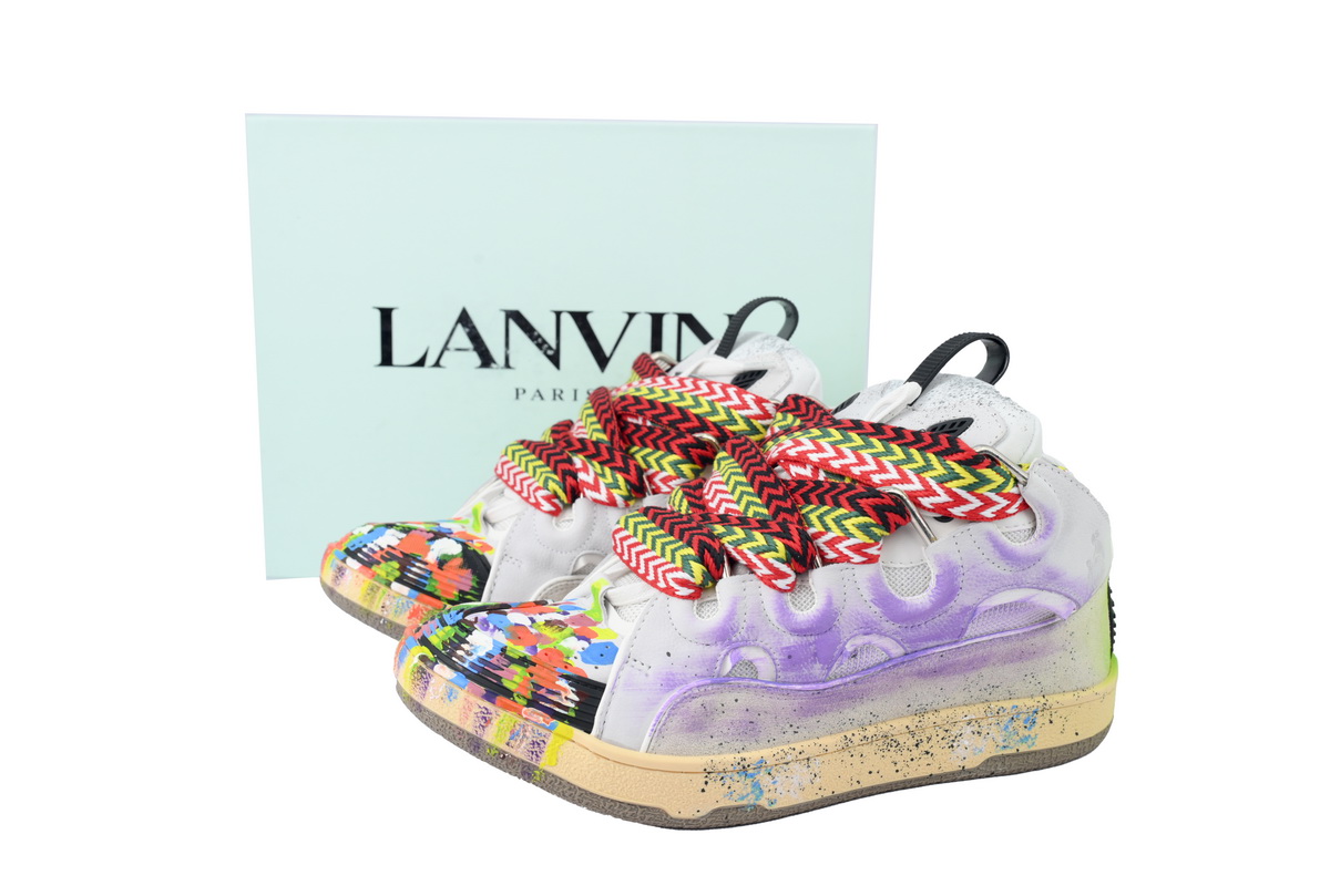 Gallery Dept. x Lanvin Curb Paint Drip Optical White