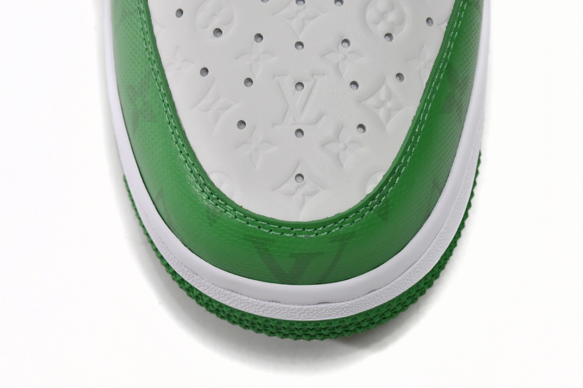 Louis Vuitton Nike Air Force 1 Low By Virgil Abloh White Green