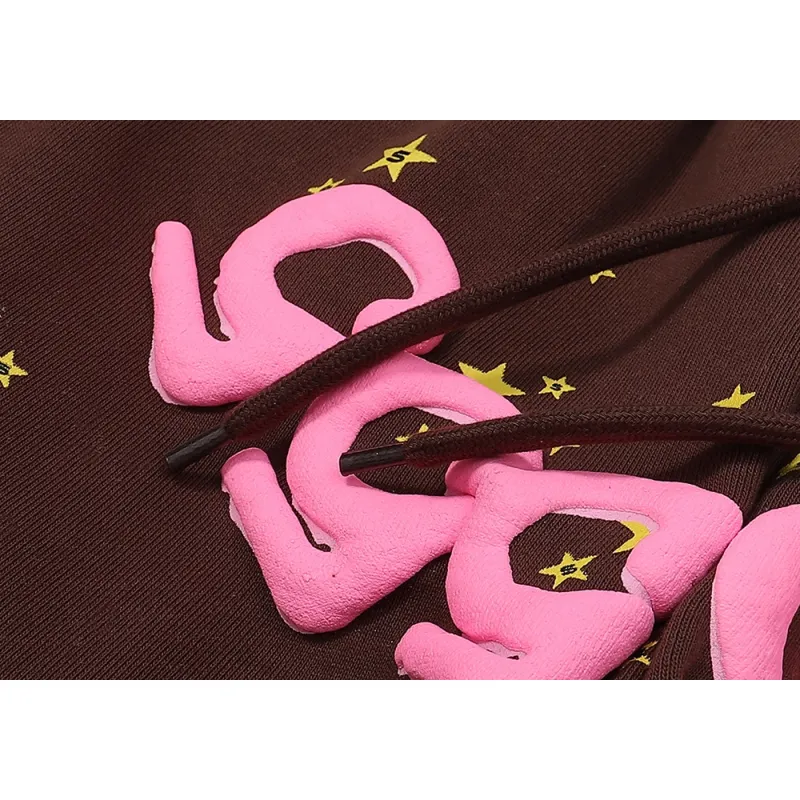 Sp5der Angel Number Sweatpants Brown SS22