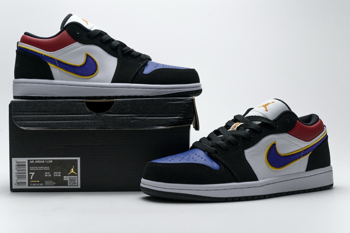 Jordan 1 Low Lakers Top 3 CJ9216-051