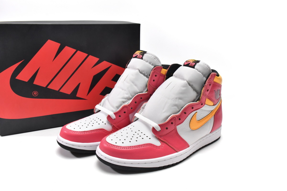 Air Jordan 1 High OG Light Fusion Red 555088-603
