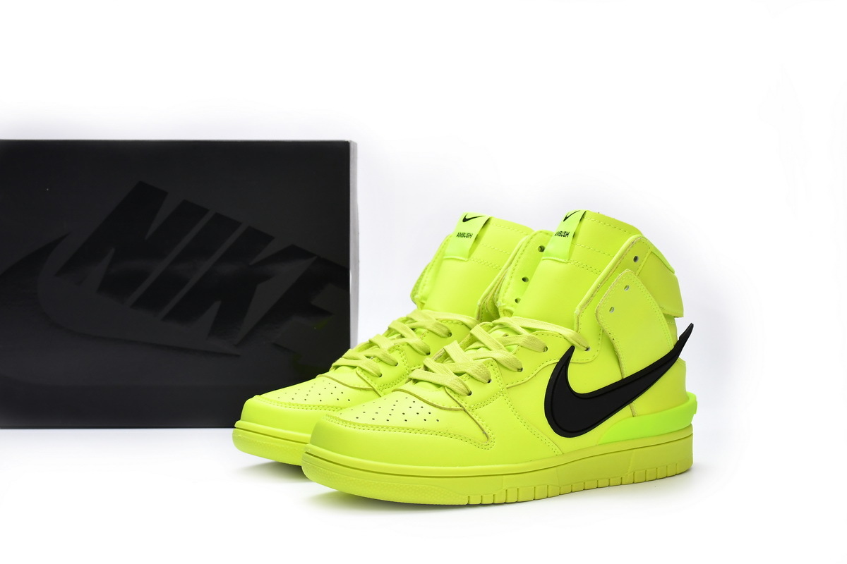 Ambush x Nike Dunk High Flash Lime CU7544-300