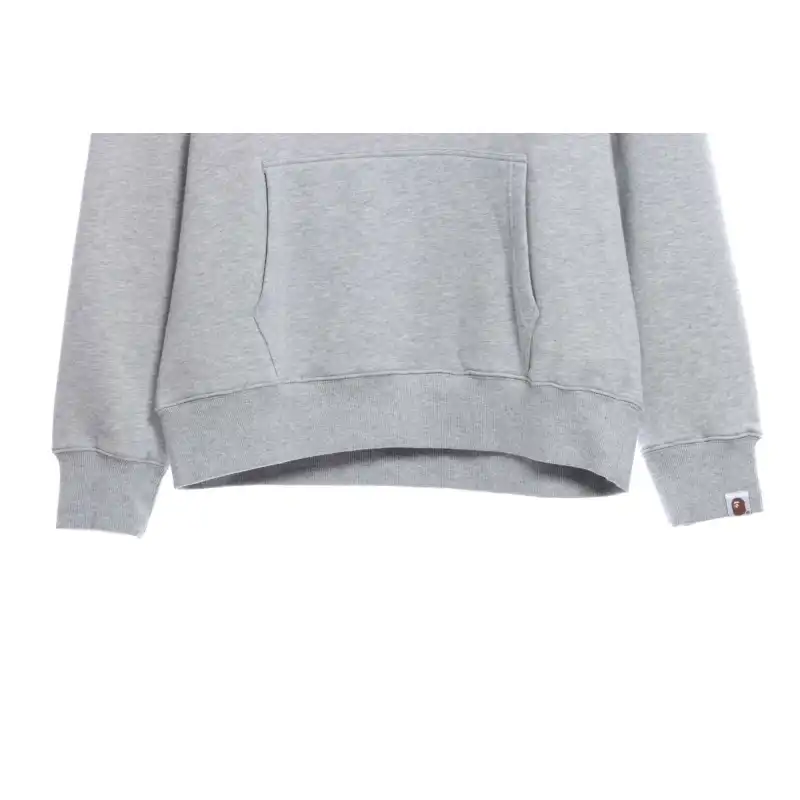 BAPE Pullover Hoodie Heather Grey