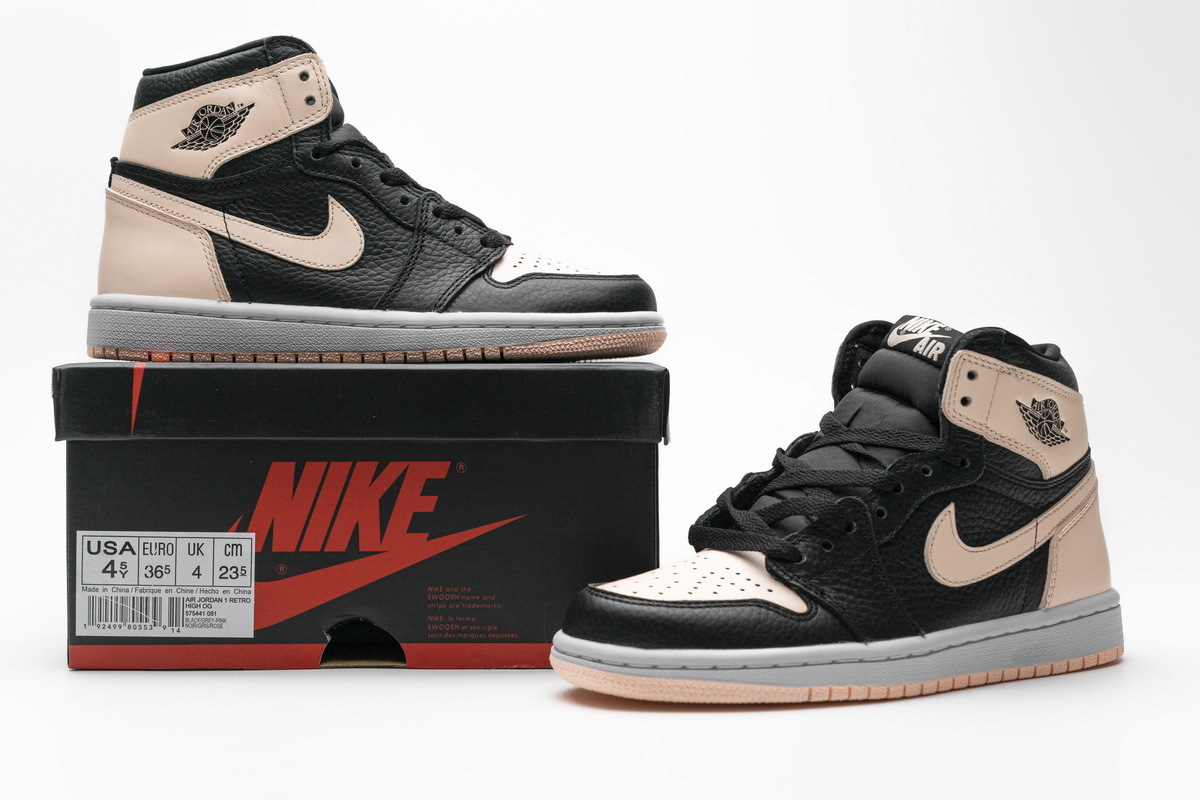 Jordan 1 Retro High Black Crimson Tint 555088-081