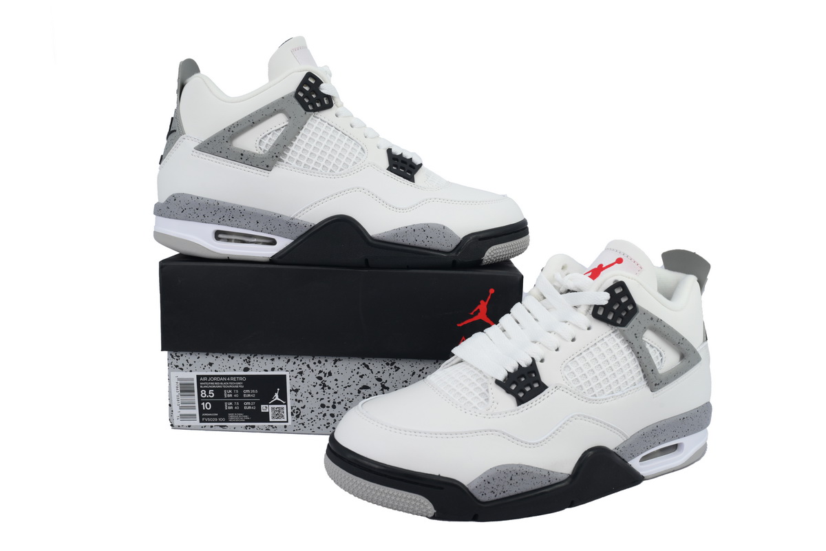 Air Jordan 4 Retro OG White Cement (2025) FV5029-100