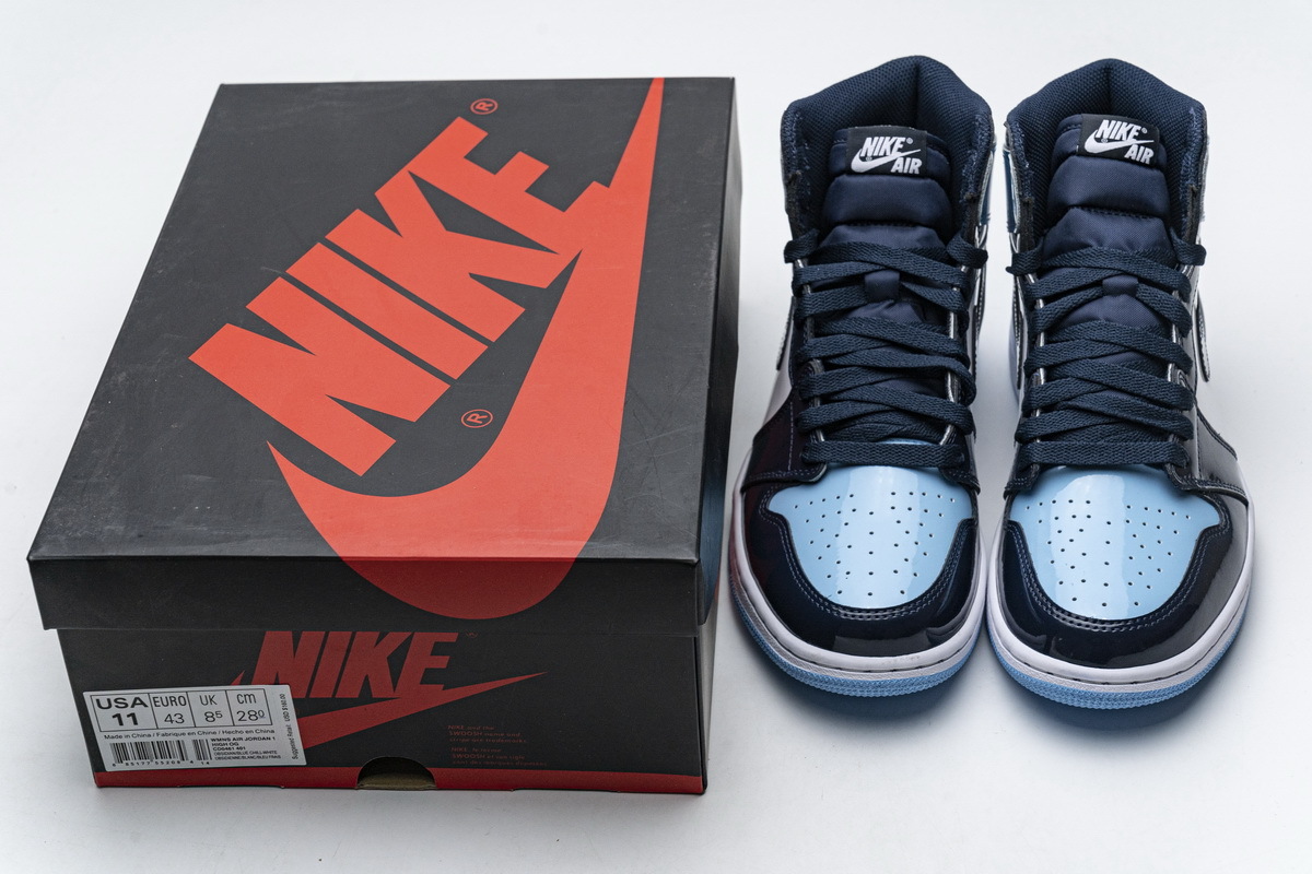 Air Jordan 1 Retro High OG UNC Patent CD0461-401