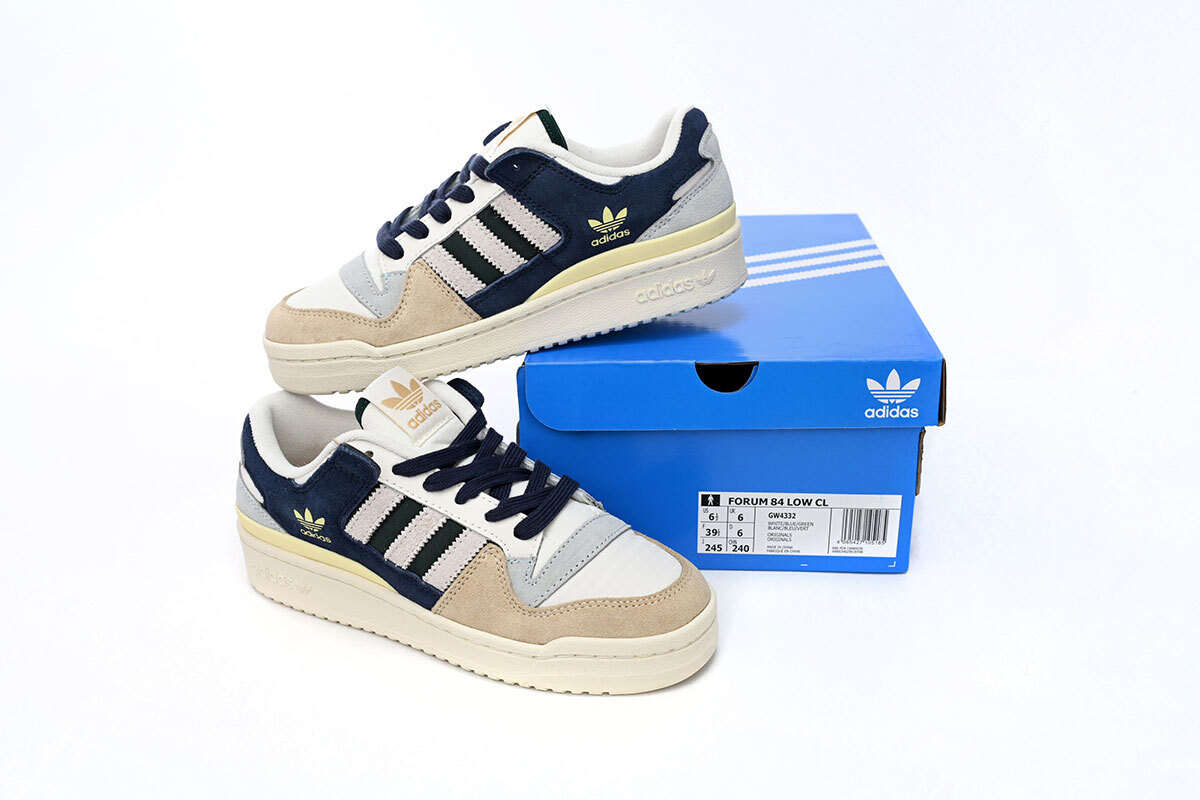 Atmos x adidas Forum Low Gray blue Brown GW4332