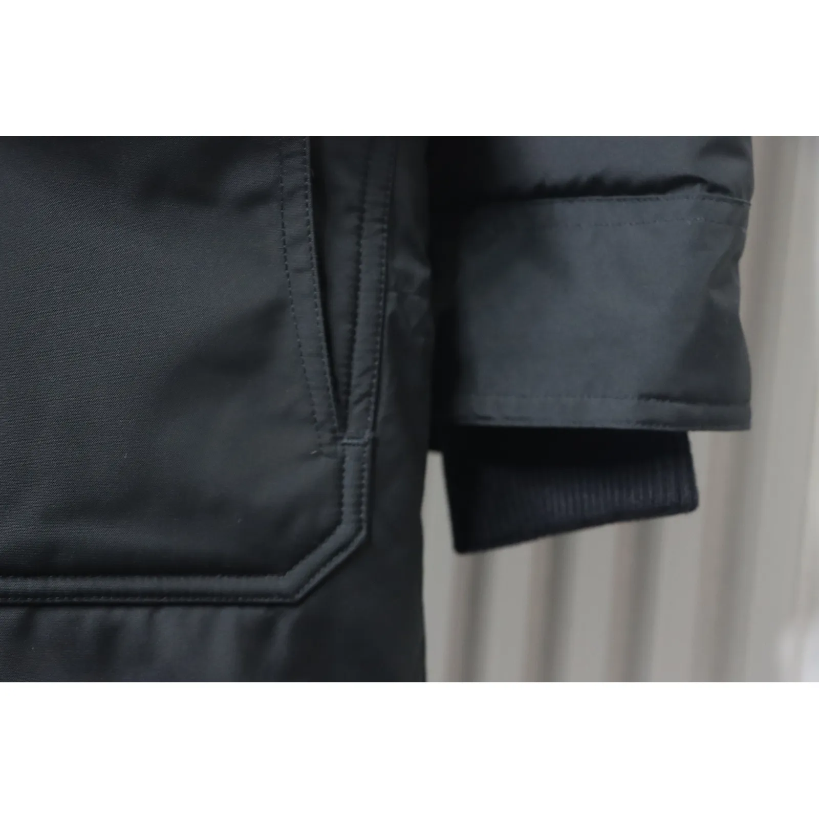 Moose Knuckles Onyx Shearling Big Rider Parka Black