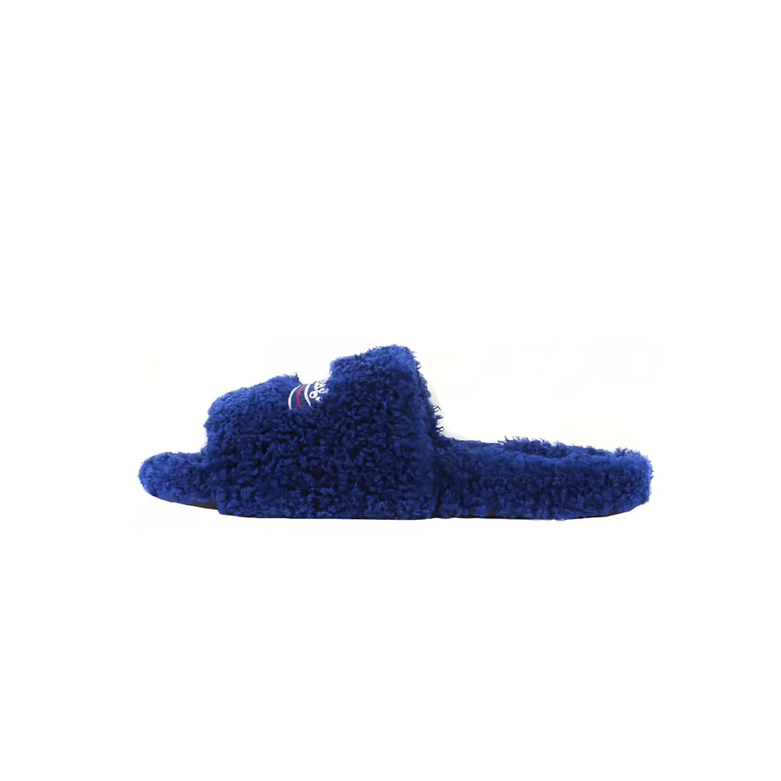 Balenciaga Furry Slide Blue