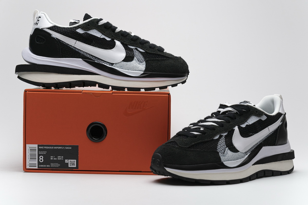 Sacai x Nike Pegasua Vaporfly Black White CI9928-001