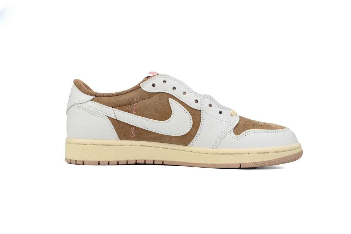 Travis Scott x Air Jordan 1 Low OG Sail Shy Pink DM7866-106