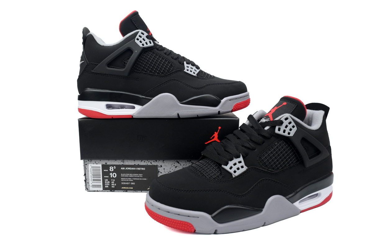 Air Jordan 4 Retro Bred 308497-060