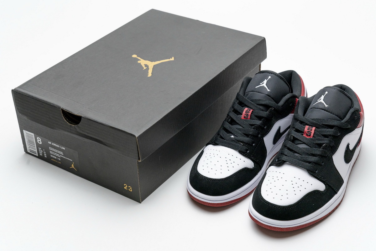 Jordan 1 Low Black Toe 553558-116 - ogsneaker