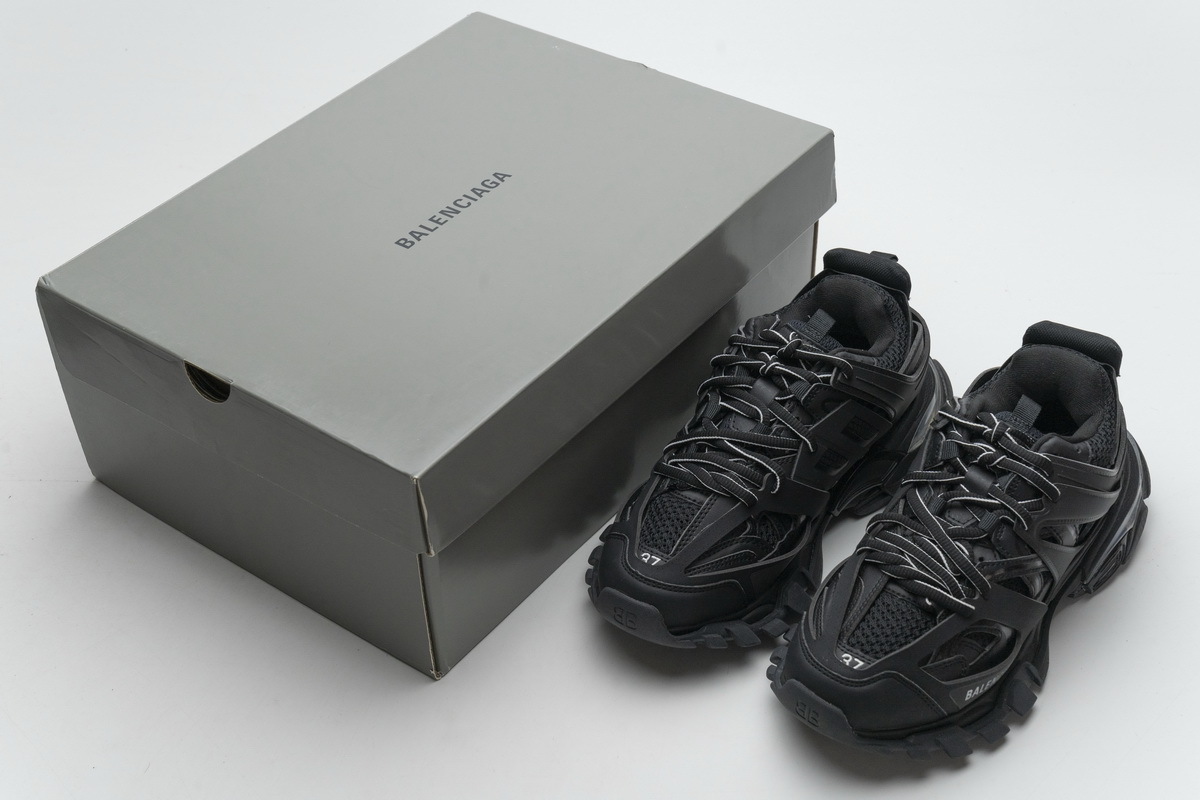 Balenciaga Track Tess S Black LED Light 555032 W1GB7 1000
