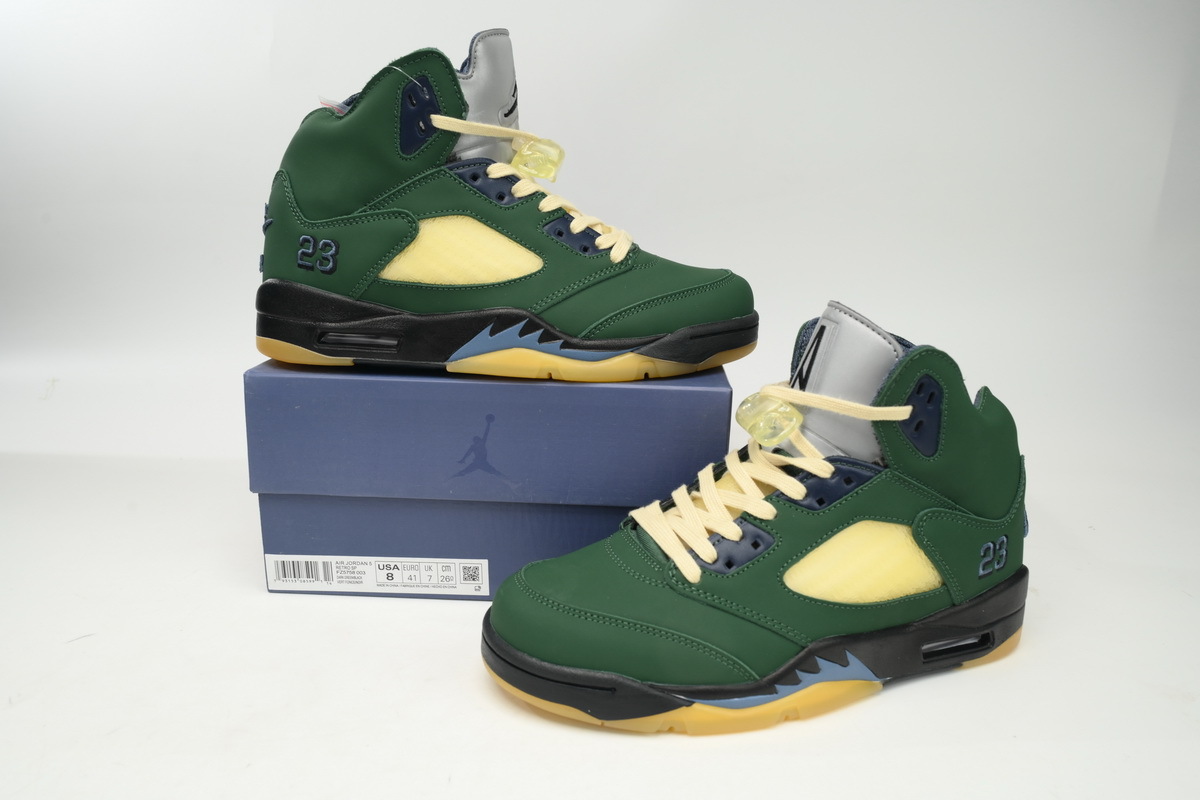 Air Jordan 5 Navy Green FZ5758-003