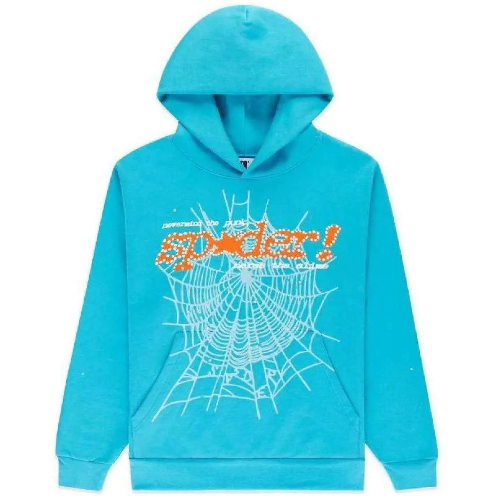Sp5der Punk V2 Hoodie Cyan Tracksuit - ogsneaker