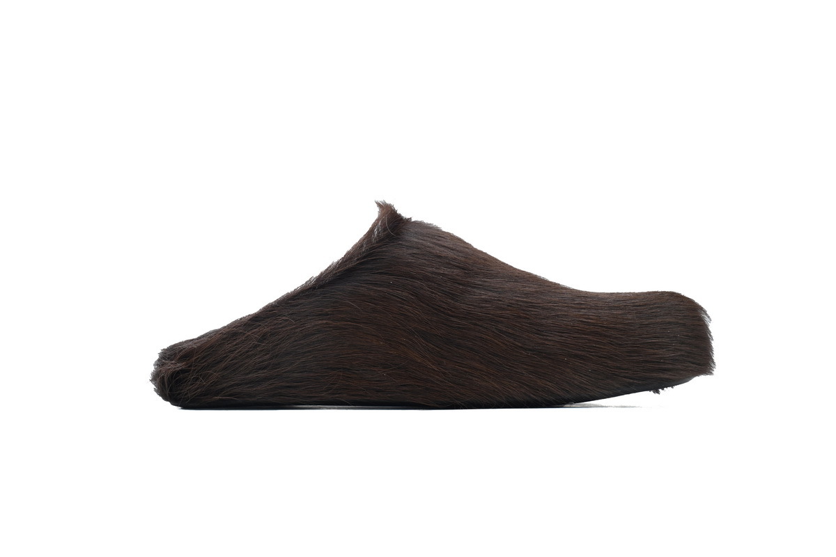 Marni Loafers Long-hair Calfskin Fussbett Brown