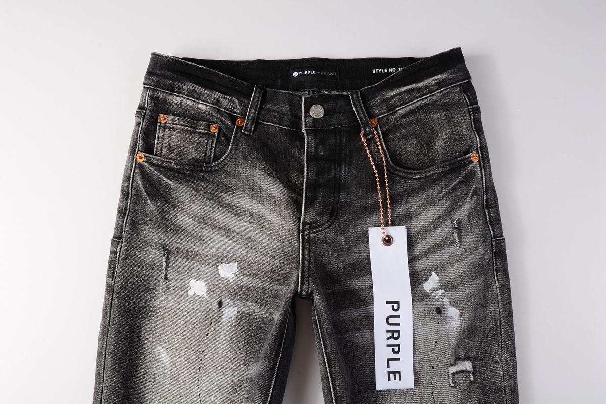 Purple Jeans Gradient Deep Black 014