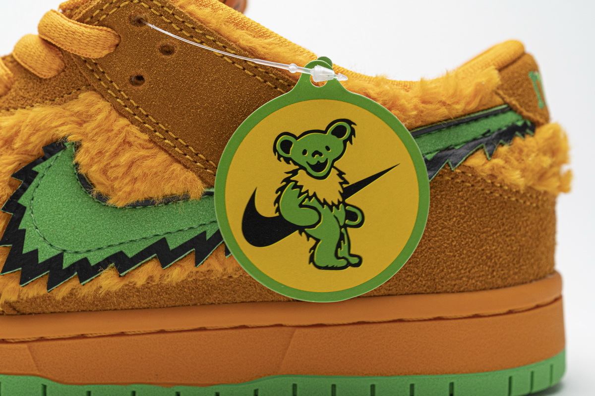 Grateful Dead x Nike SB Dunk Low Pro QS Orange Bear CJ5378-800