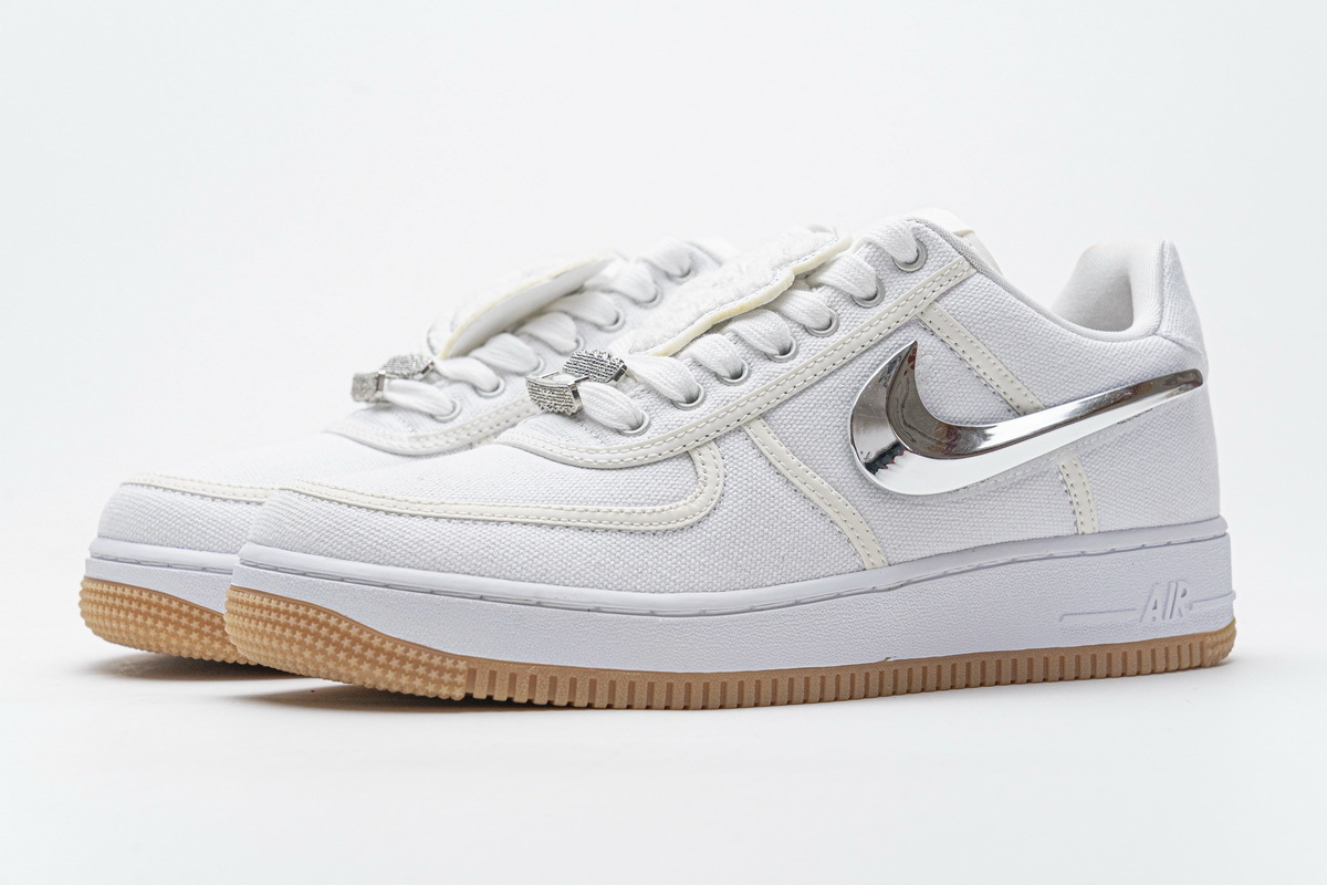 Travis Scott x Nike Air Force 1 White  AQ4211-100