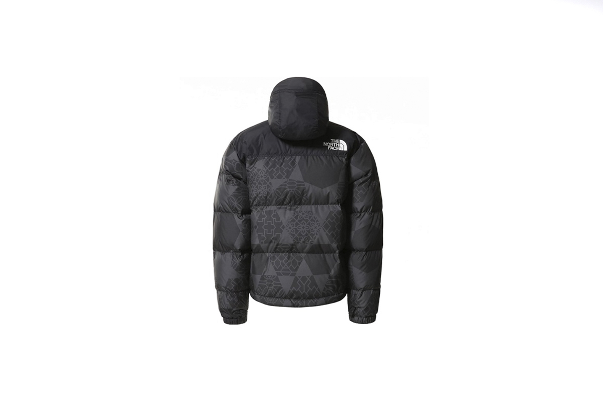 The North Face 1996 Retro Nuptse IC Geo Tonal Print Jacket Black NF0A5IX43H3