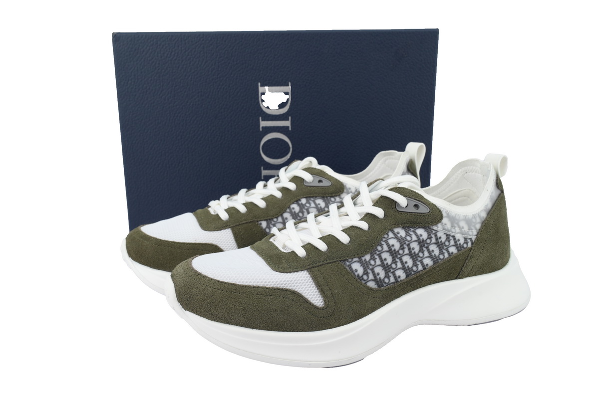 Dior B25 Runner Olive Green 3SN283ZMI_H066