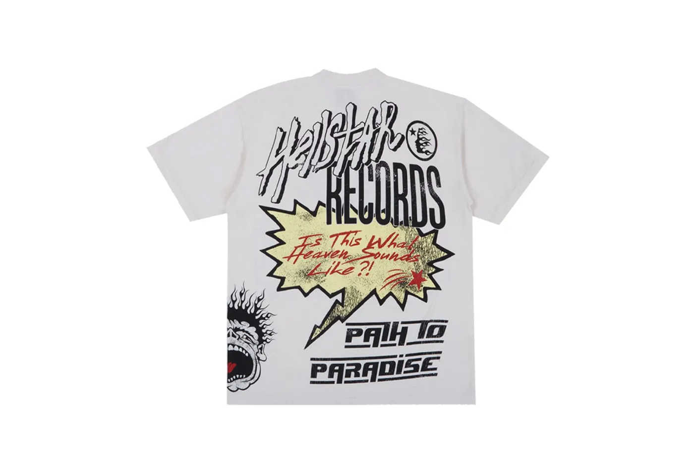 Hellstar Records Hollywood T-Shirt Cream