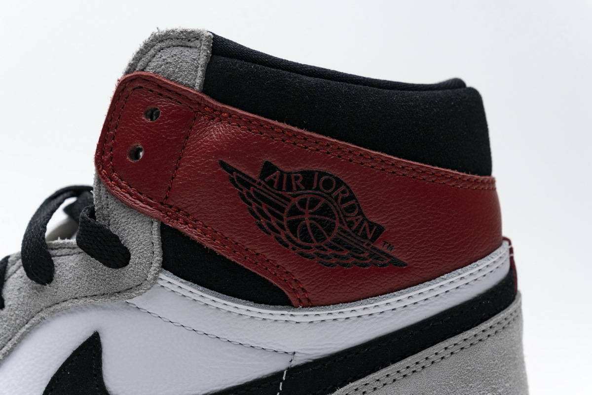 Air Jordan 1 High Smoke Grey Red 555088-126
