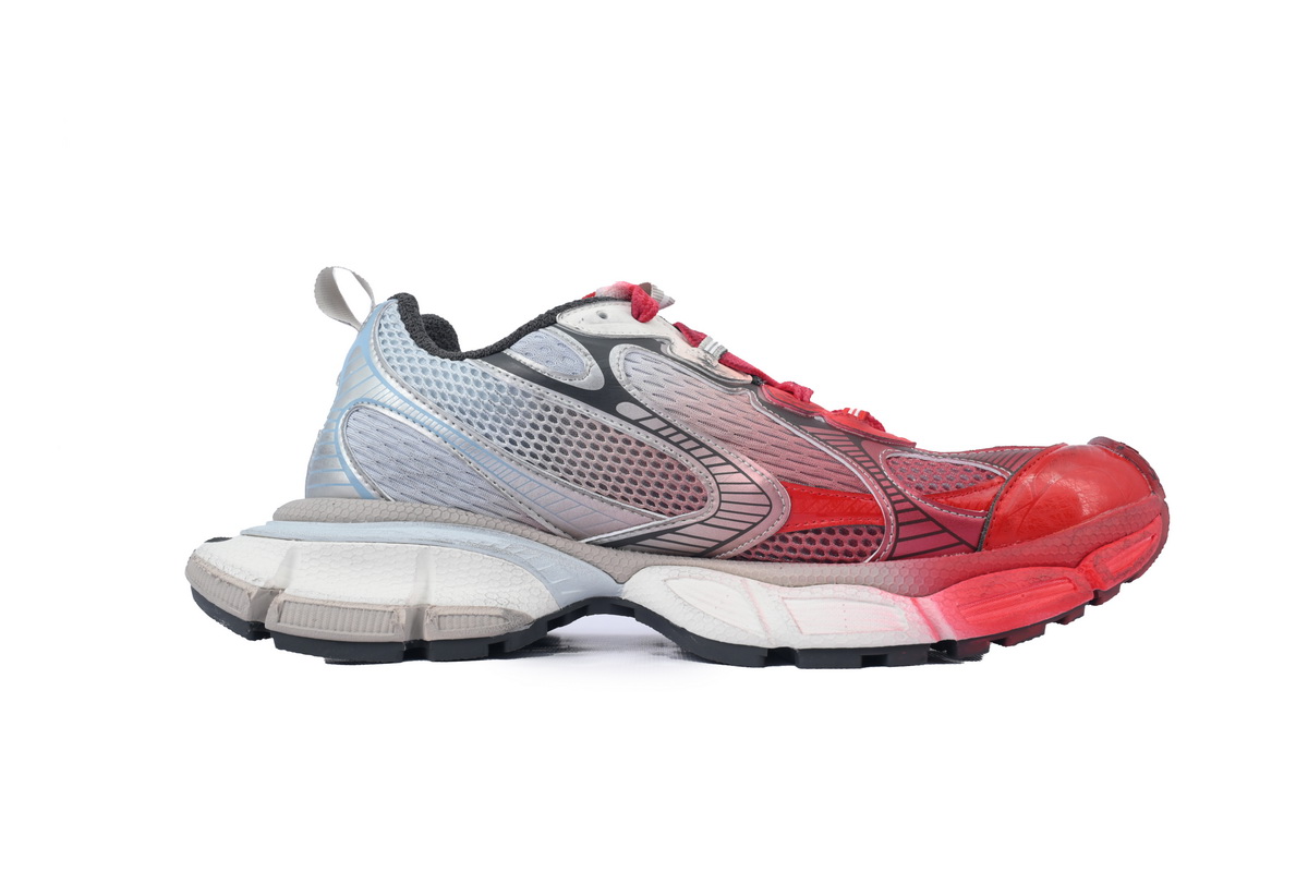 Balenciaga 3XL Sneaker Red Grey 734734 W3XTS 9461
