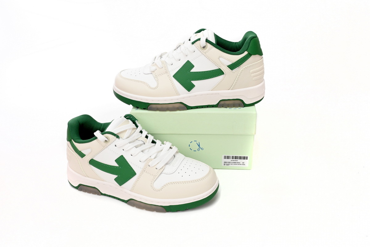 OFF-WHITE Out Of Office White Green OMIA189 C99LEA00 10455
