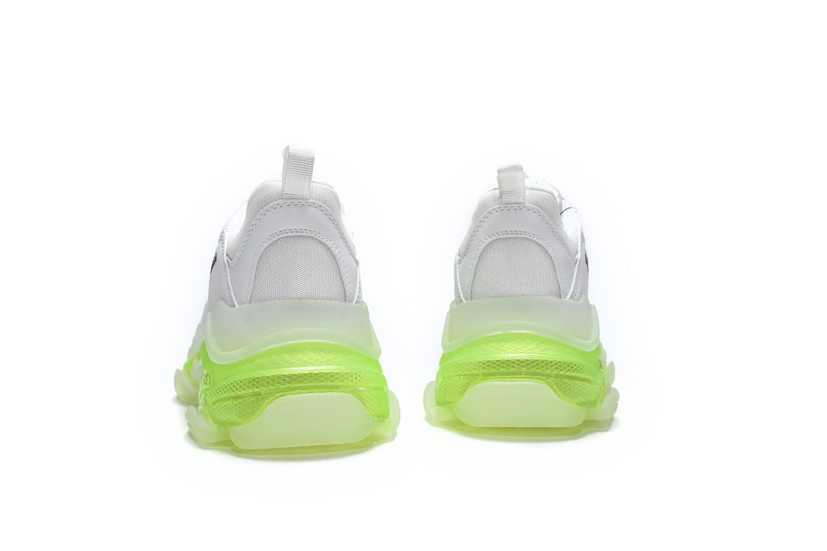 Balenciaga Triple S White Green 544351 W0901 9010