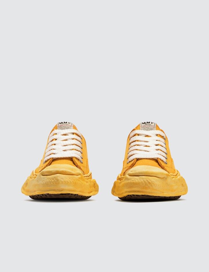 MAISON MIHARA YASUHIRO ORIGINAL SOLE TOE CAP LOW OVER DYED SNEAKER Yellow