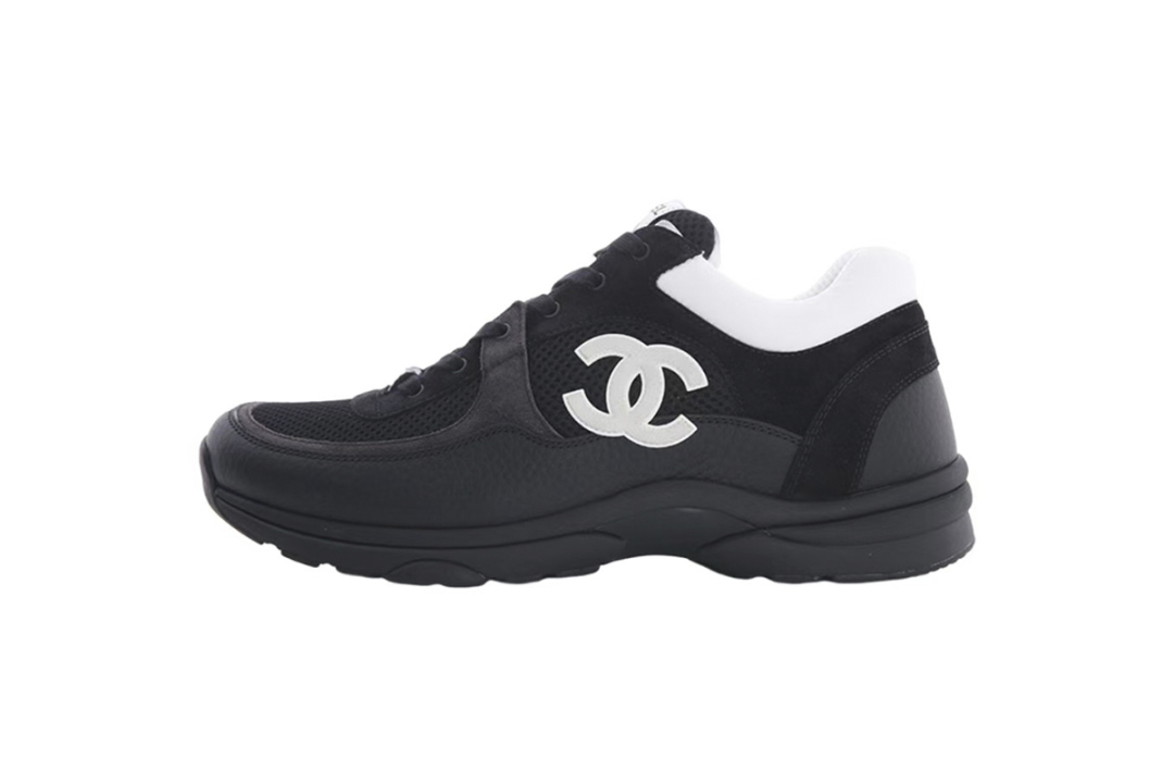 Chanel Low Top Trainer Black White