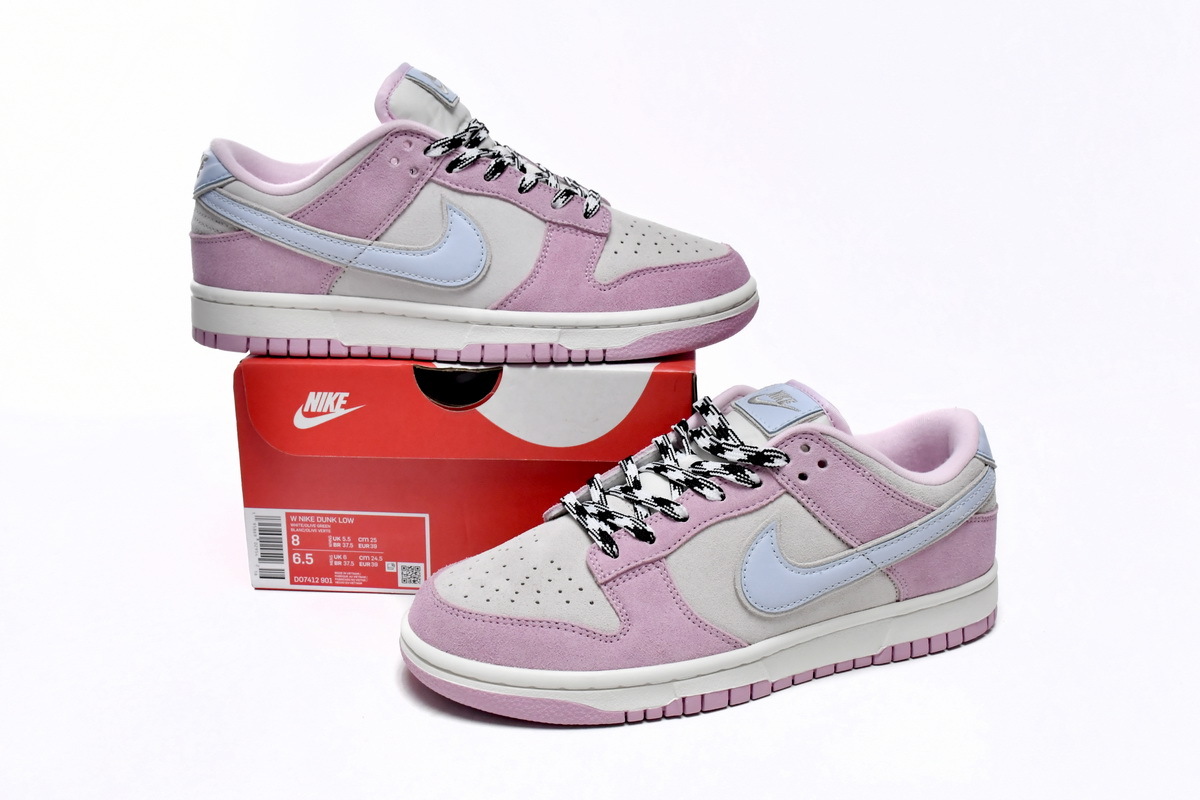Nike Dunk Low Pink Suede D07412-901