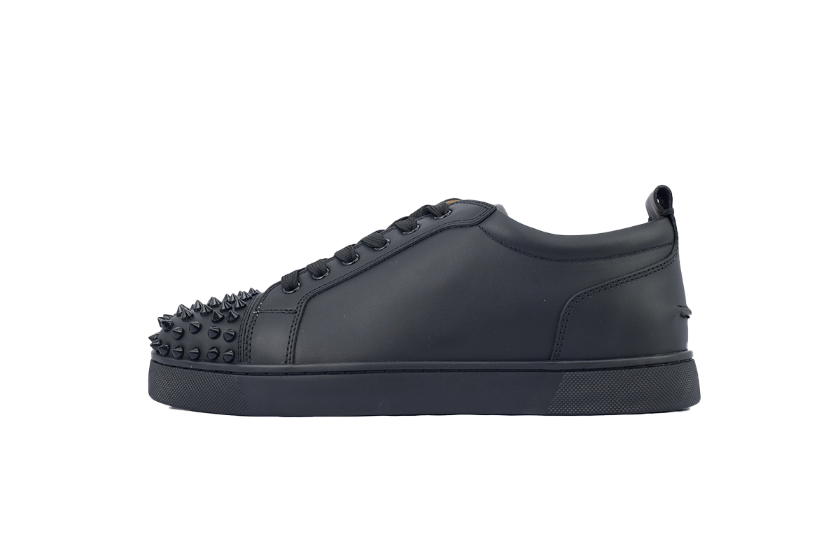 Christian Louboutin Louis Junior Spikes Black
