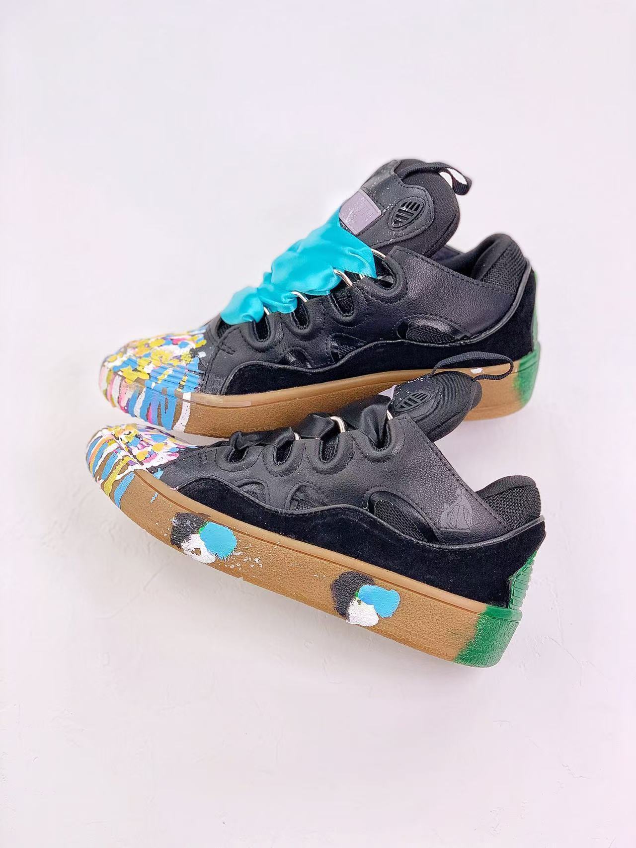 Lanvin Leather Curb Gallery Dept. Black Multi