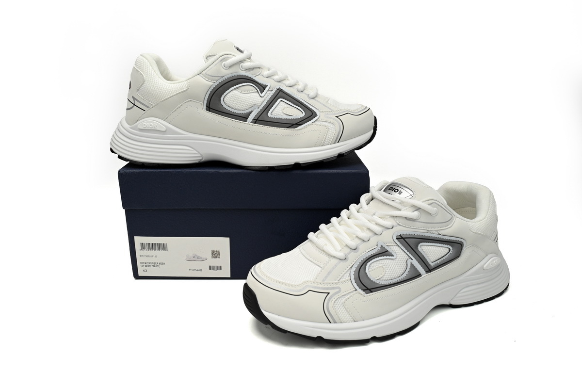 Dior Light Grey B30 Sneakers White 3SN279ZND-H000