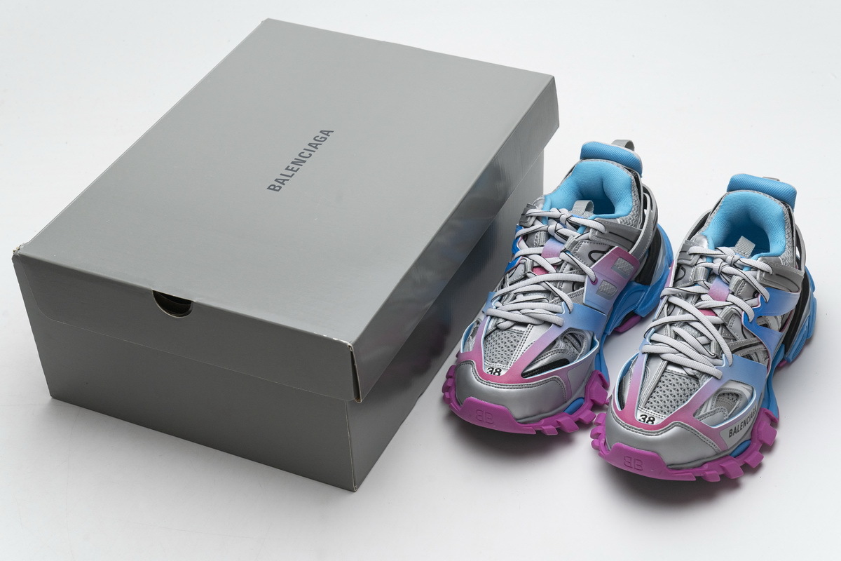 Balenciaga Track Tess S Blue Pink Silver 542436 W1GC1 4051 - ogsneaker