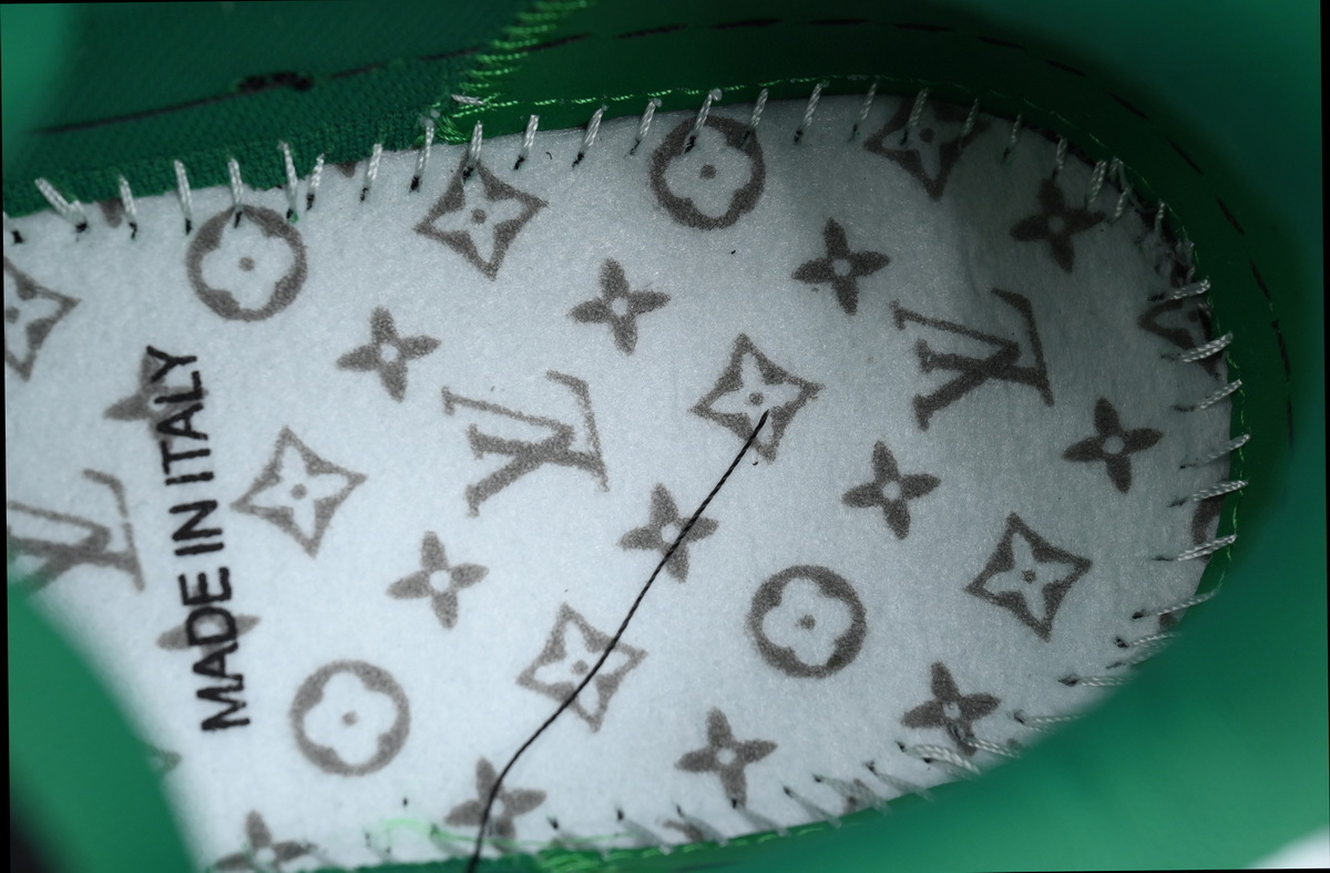 Louis Vuitton Skate Sneaker Green Black White