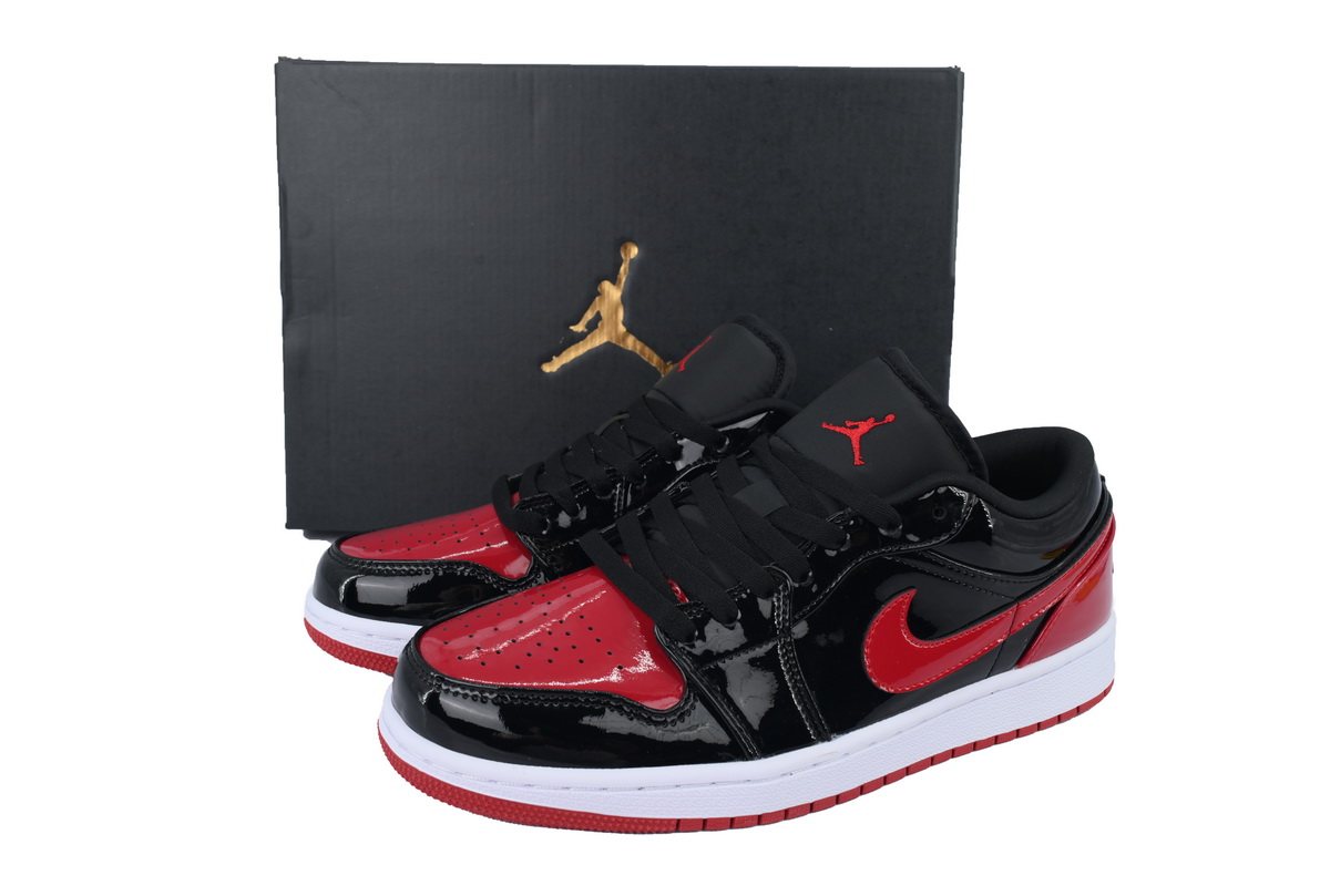 Air Jordan 1 Retro Low OG Black Red 553558-063