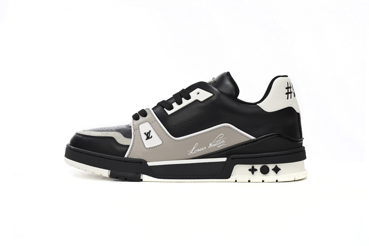 Louis Vuitton Trainer Cowboy Black Gray 1AAHS2