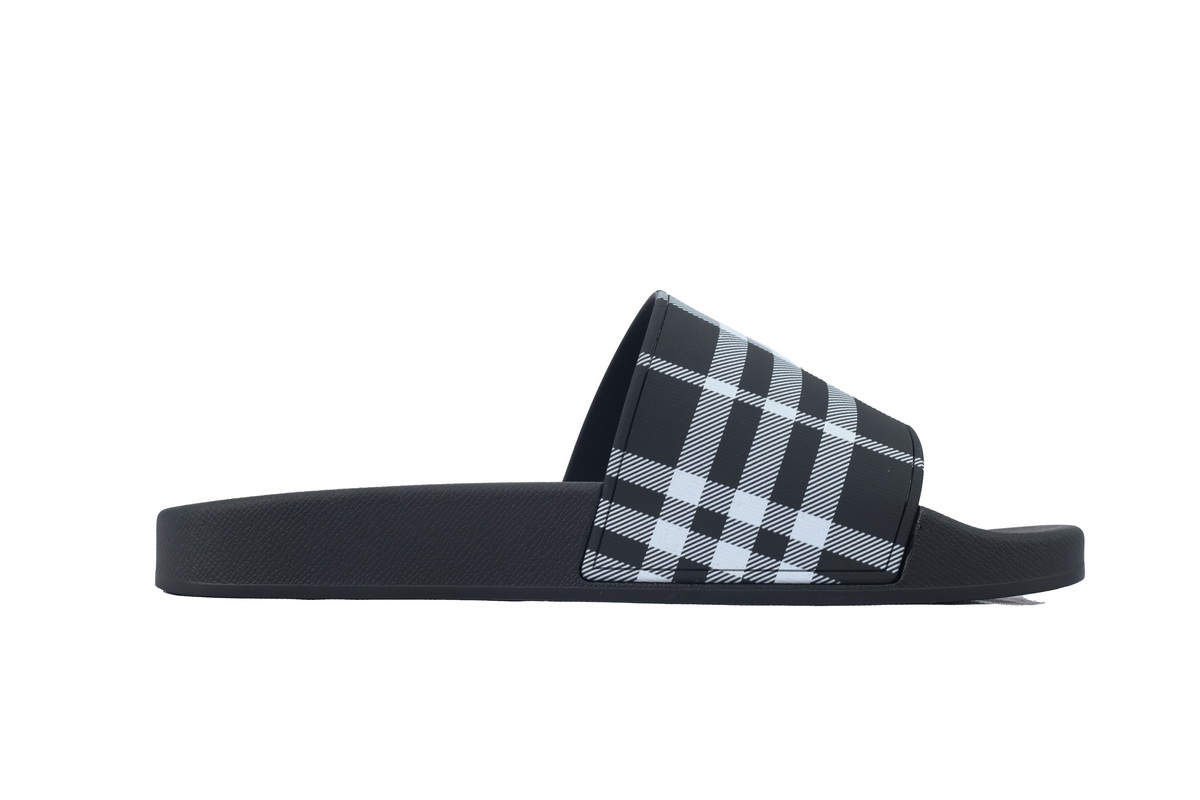 Burberry Check Slides Black - ogsneaker