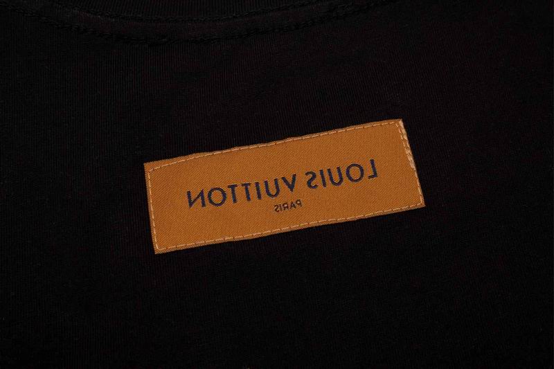 LV Print T-Shirt Black